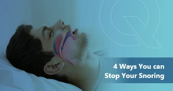 4 Ways You Can Stop Your Snoring