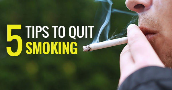 5 TIPS TO QUIT SMOKING