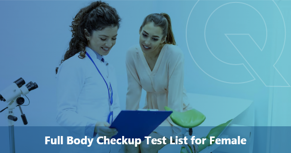 full body checkup test for female