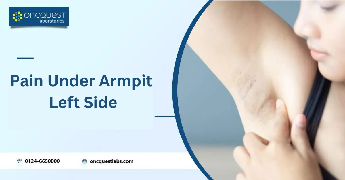 Pain under left armpit and down arm discount