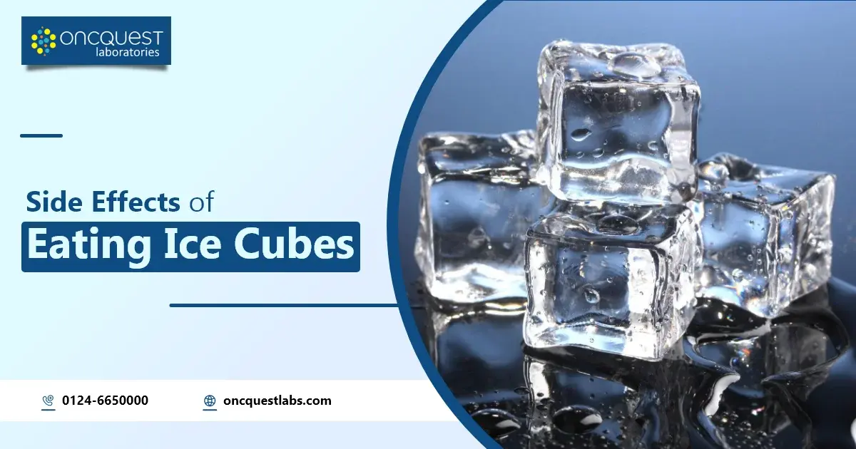 Side Effects of Eating Ice Cubes